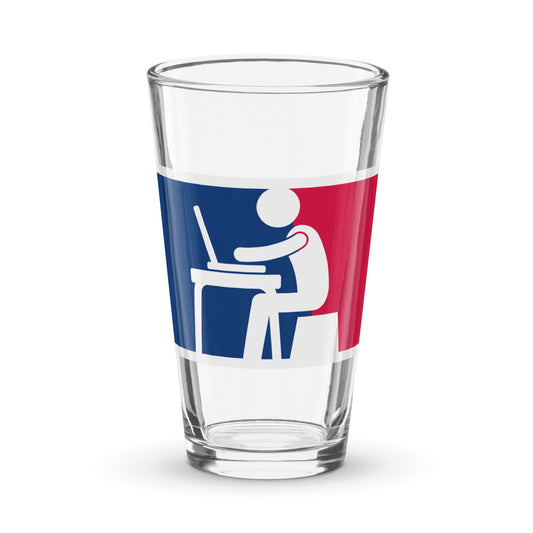 Major League Desk Work Shaker Pint Glass